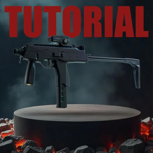 MP9 SMG Gel Blaster Toy Gun tutorial